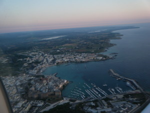 Veduta di Otranto all'alba...
